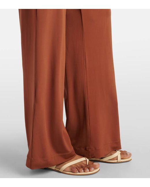 Max Mara Brown Parsec Halterneck Beach Jumpsuit