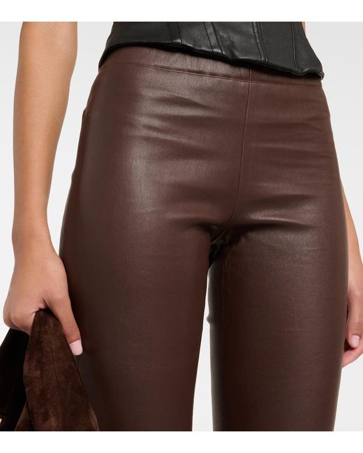 Stouls Brown Hose Aus Leder