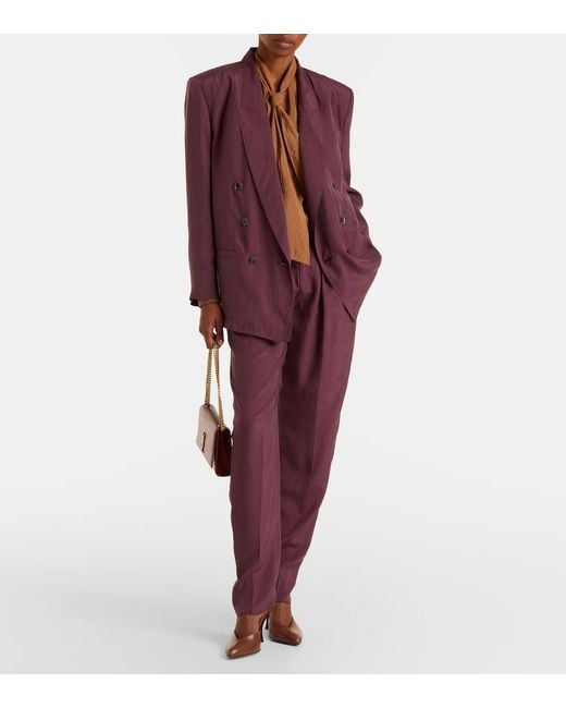 Herbert Levine Brown Sitting Pretty Leather Mules