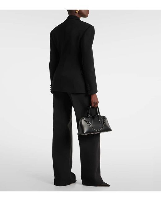 Blazer De Lana Virgen Valentino de color Black