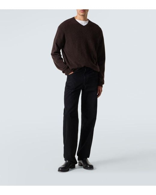 The Row Black Rod Cashmere Sweater for men