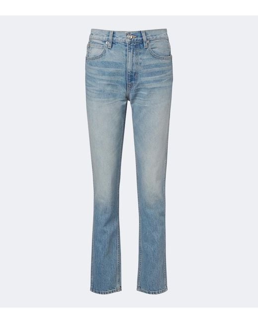 SLVRLAKE Denim Blue Virginia Slim Jeans