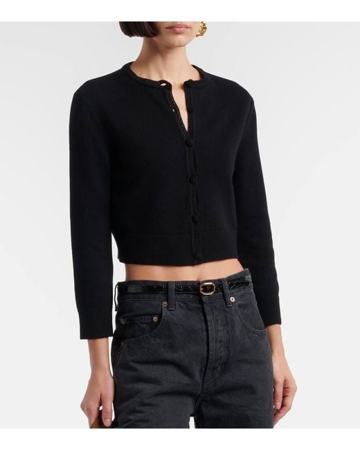 Cardigan di Saint Laurent in Blue