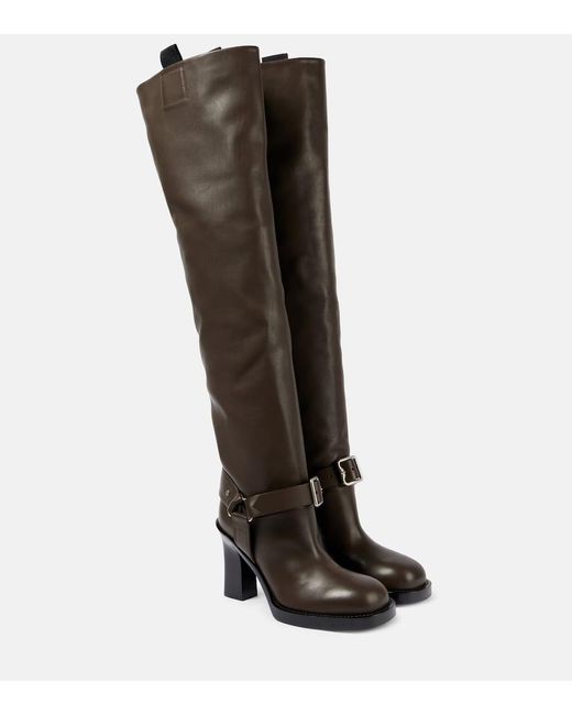 Stivali Cuissardes di Burberry in Brown
