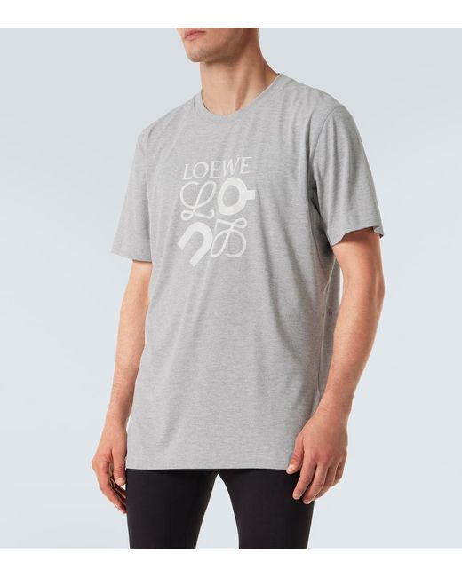 Loewe X On Active Logo Jersey T-Shirt in White for Men | Lyst