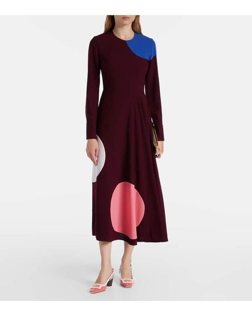 Abito Midi Withiel di Roksanda in Red