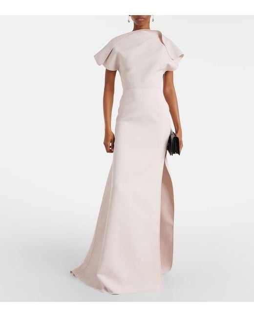 Maticevski White Absolve Draped Gown