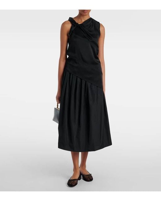 Christian Louboutin Black Sweetie Jane 20 Flache Schuhe Aus Netzmaterial Mit Glanzlederbesätzen