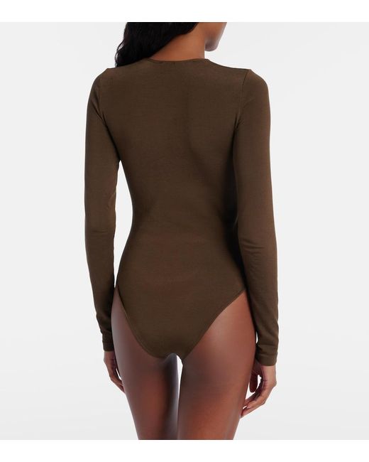 Wolford Brown Berlin Bodysuit