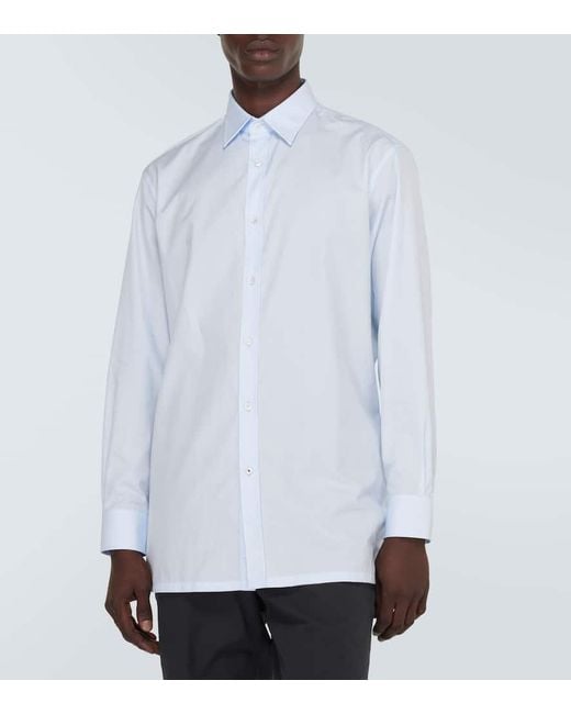 Camicia Oxford di Loro Piana in White da Uomo