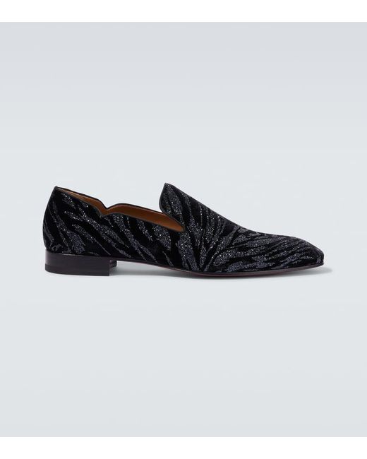 Mocassini Dandy Chic Orlato di Christian Louboutin in Black da Uomo