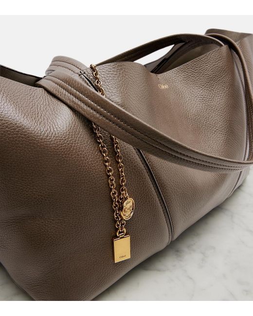 Borsa Spin Medium di Chloé in Brown
