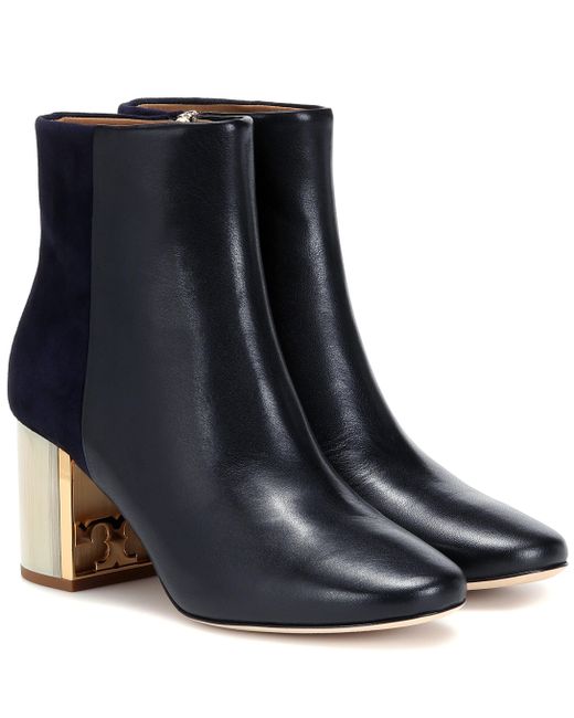 tory burch black ankle boots
