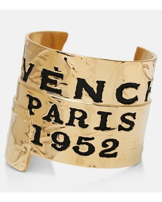 Givenchy Metallic Tape Cuff Bracelet