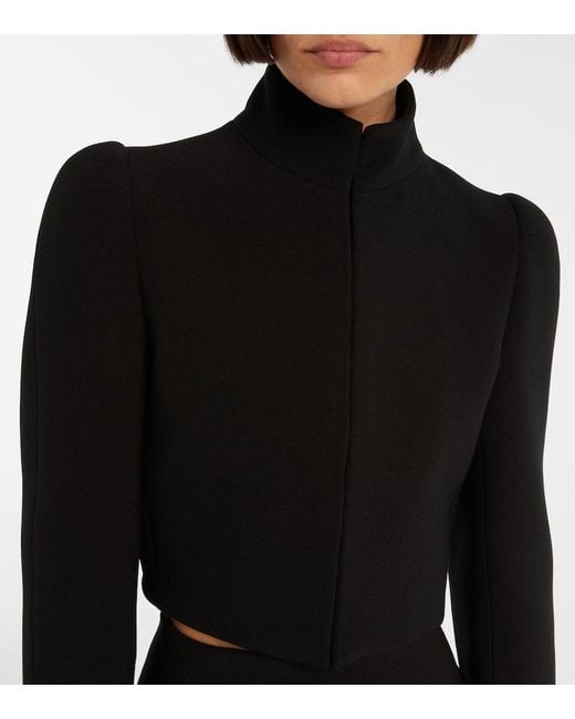Alaïa Blue Cropped Jacket