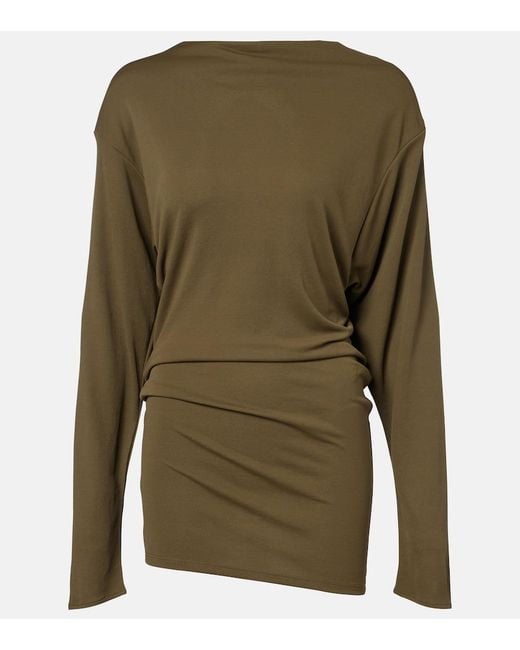 Jacquemus Green Mistral Jersey Minidress