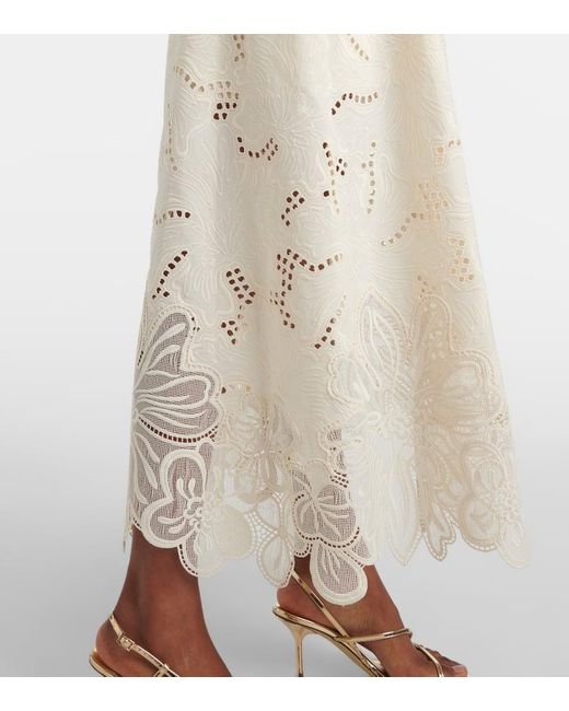 Elie Saab White Maxikleid