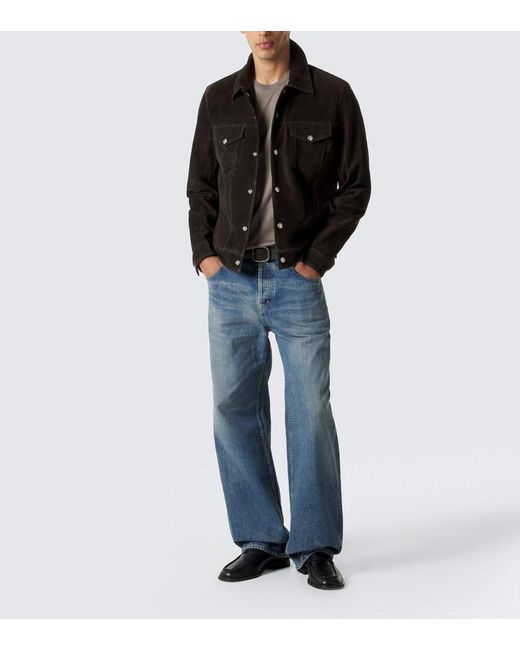 Arma Black Aruba Suede Blouson Jacket for men