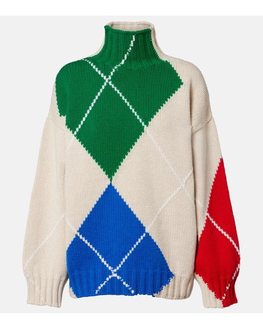 J.W. Anderson Green X Pringle Of Scotland Turtleneck Sweater