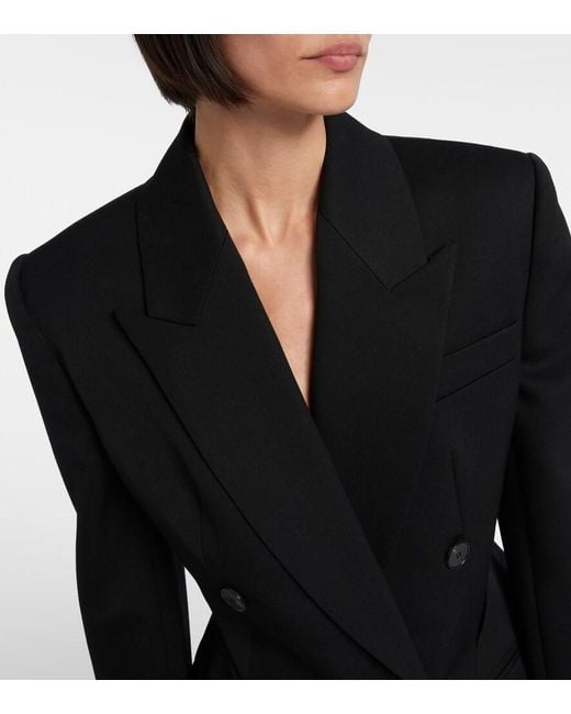 Givenchy Black Cutout Wool Blazer