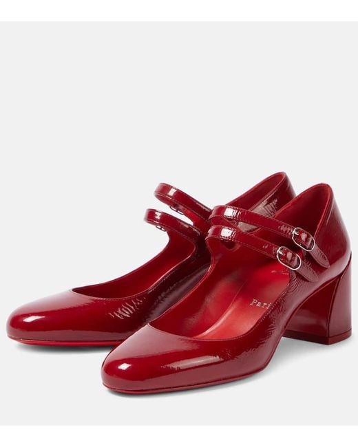 Pumps Miss Jane 55 di Christian Louboutin in Red