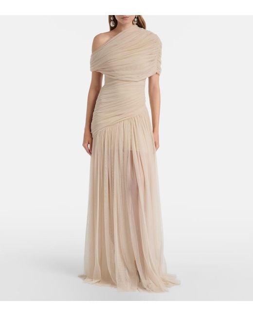 Robe De Mariee Himalia En Tulle Fronce De La Vali en coloris Natural