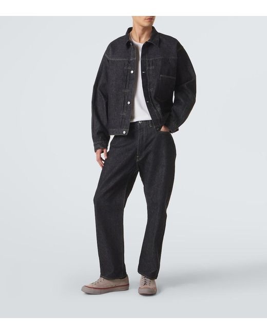 A.PRESSE Black 1St Type Denim Jacket for men