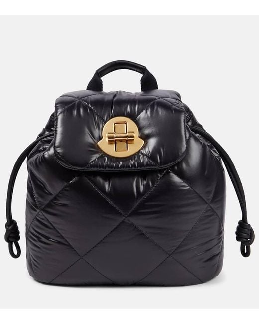 Moncler Black Puf Backpack