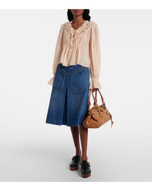 Borsa A Spalla Paddington di Chloé in Brown