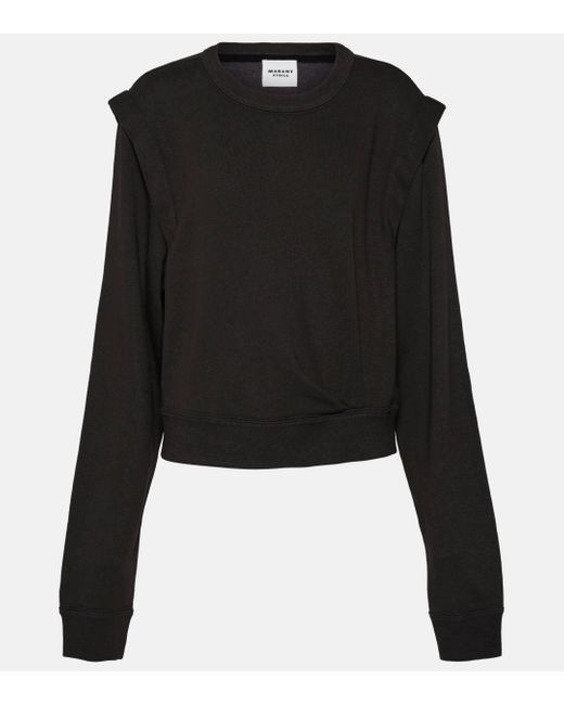 Sweat-shirt Masson en coton melange Isabel Marant en coloris Black