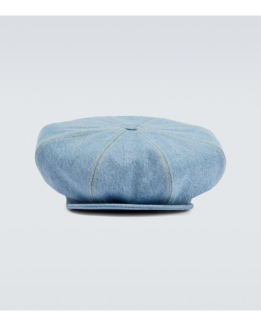 KENZO Denim Baker Boy Hat in Blue for Men Lyst