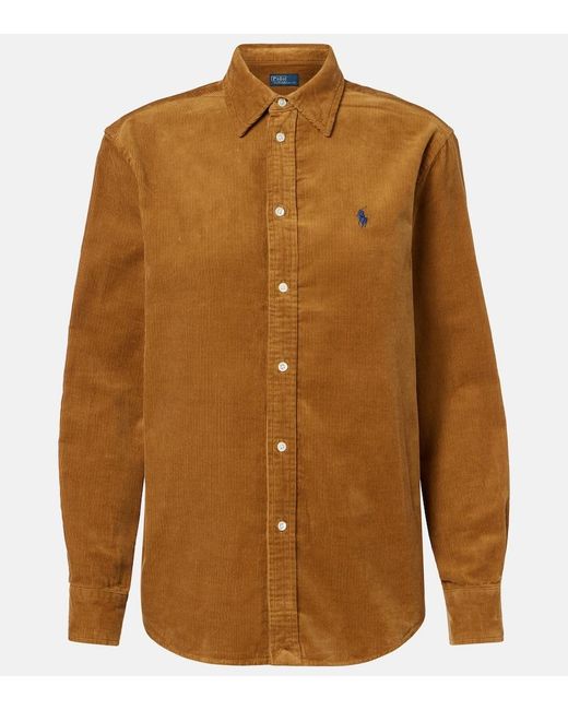 Polo Ralph Lauren Brown Cotton Corduroy Shirt
