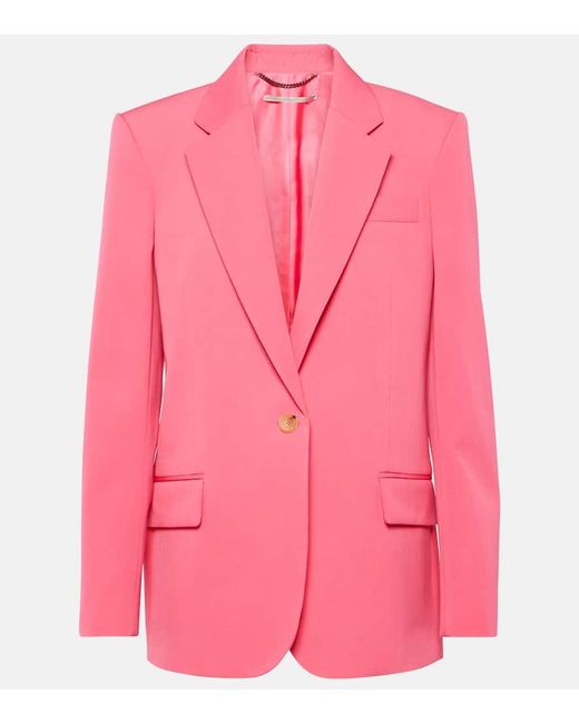 Stella McCartney Pink Wool Blazer