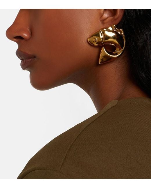 Jacquemus White Poisson Earrings
