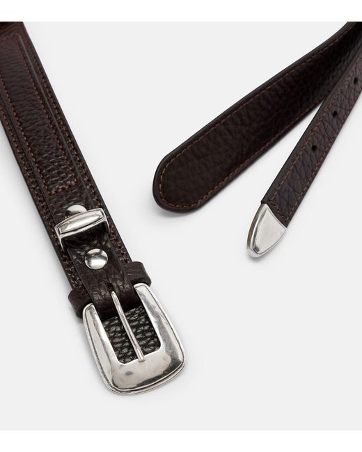 Lemaire Black Leather Belt