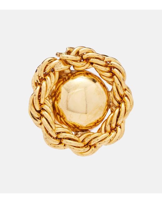 Pendientes Caryann Chapados En Oro Jennifer Behr de color Metallic