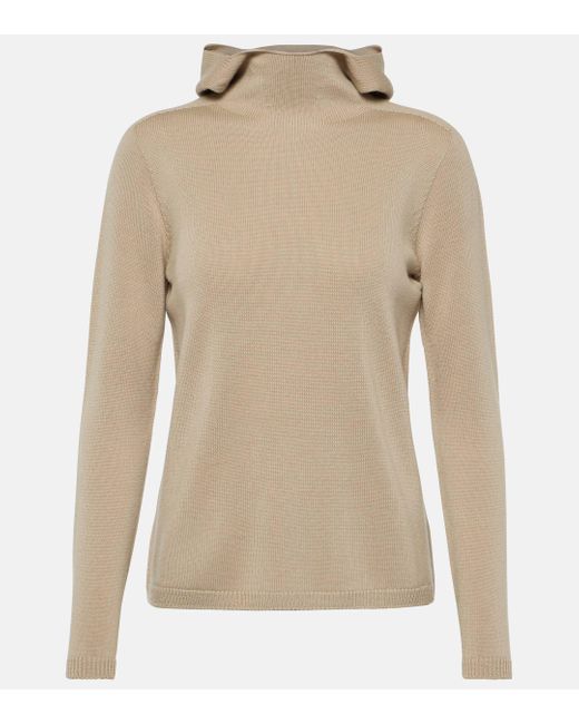 Pull Paprica en laine Max Mara en coloris Natural