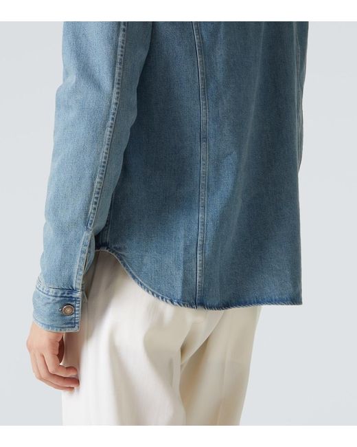 Tom Ford Blue Denim Shirt for men
