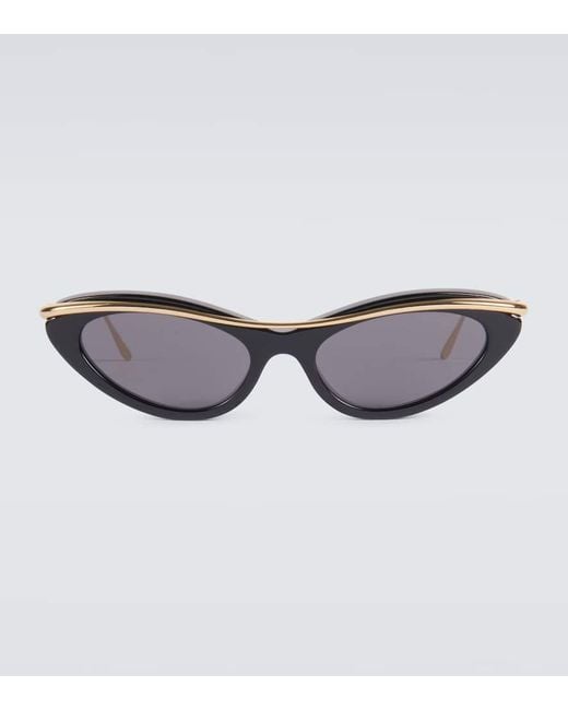 Loewe Black Signature Cat-Eye Sunglasses for men