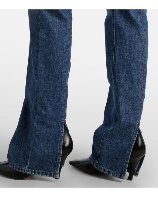 Sportmax Blue Mid-Rise Slim Jeans