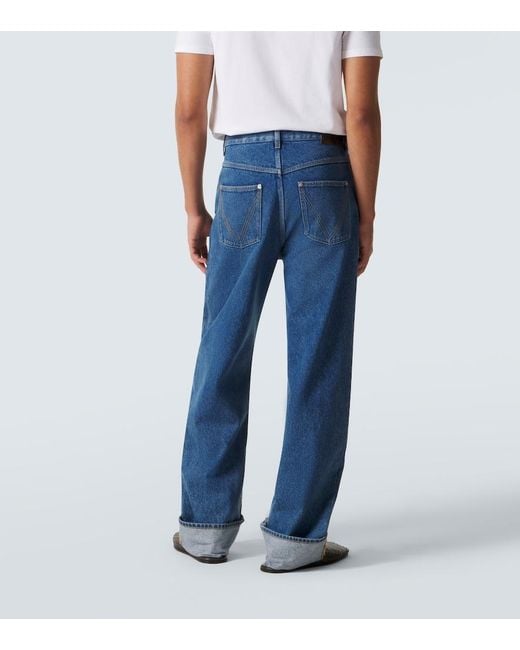 Bottega Veneta Blue Wide-Leg Jeans for men
