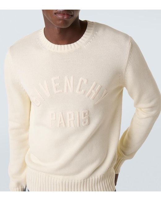 Givenchy Natural Paris Cotton Sweater for men