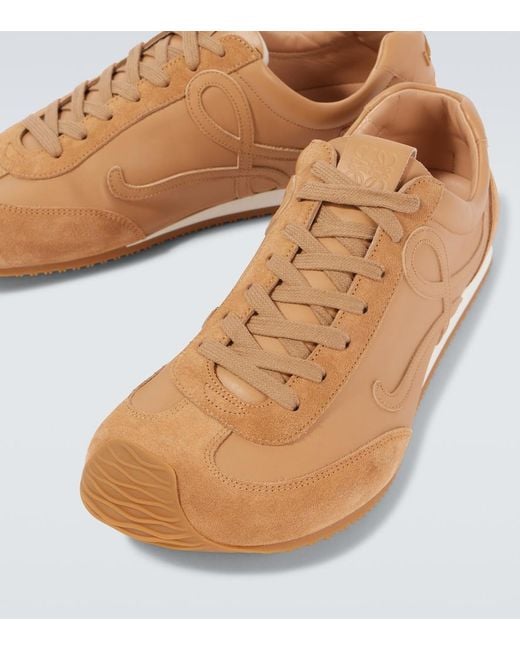 Loewe Brown Ballet Runner 2.0 Leather Sneakers for men