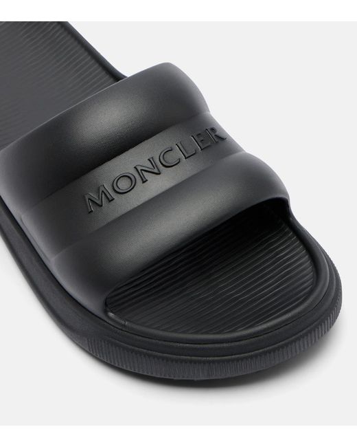 Moncler Black Altive Slides