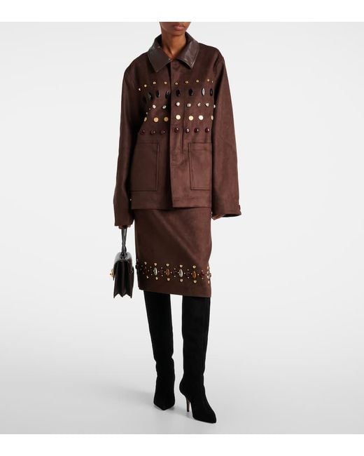 Paris Texas Black Jessica 75 Suede Knee-High Boots