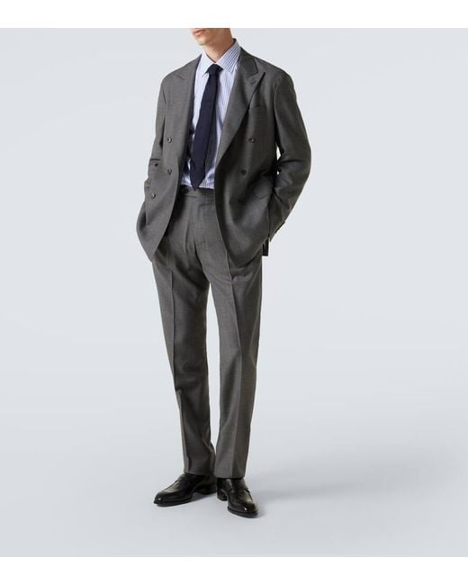 Costume Monza Db En Laine Vierge Canali pour homme en coloris Gray