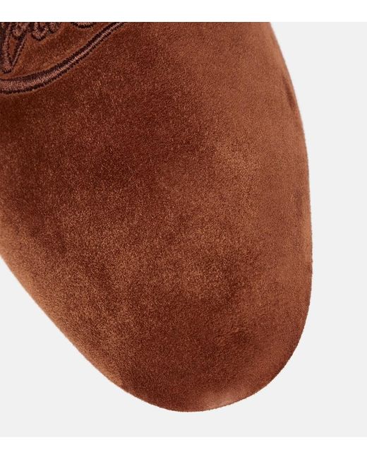 Christian Louboutin Brown Slippers Coolito Donna