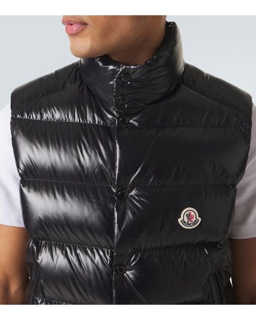 Moncler Black Tibb Down Vest for men