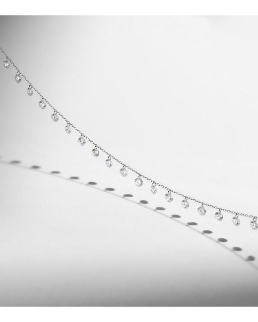 PERSÉE White Danae 18Kt Necklace With Diamonds