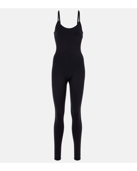 Alo Yoga Blue One And Done Airbrush Jumpsuit